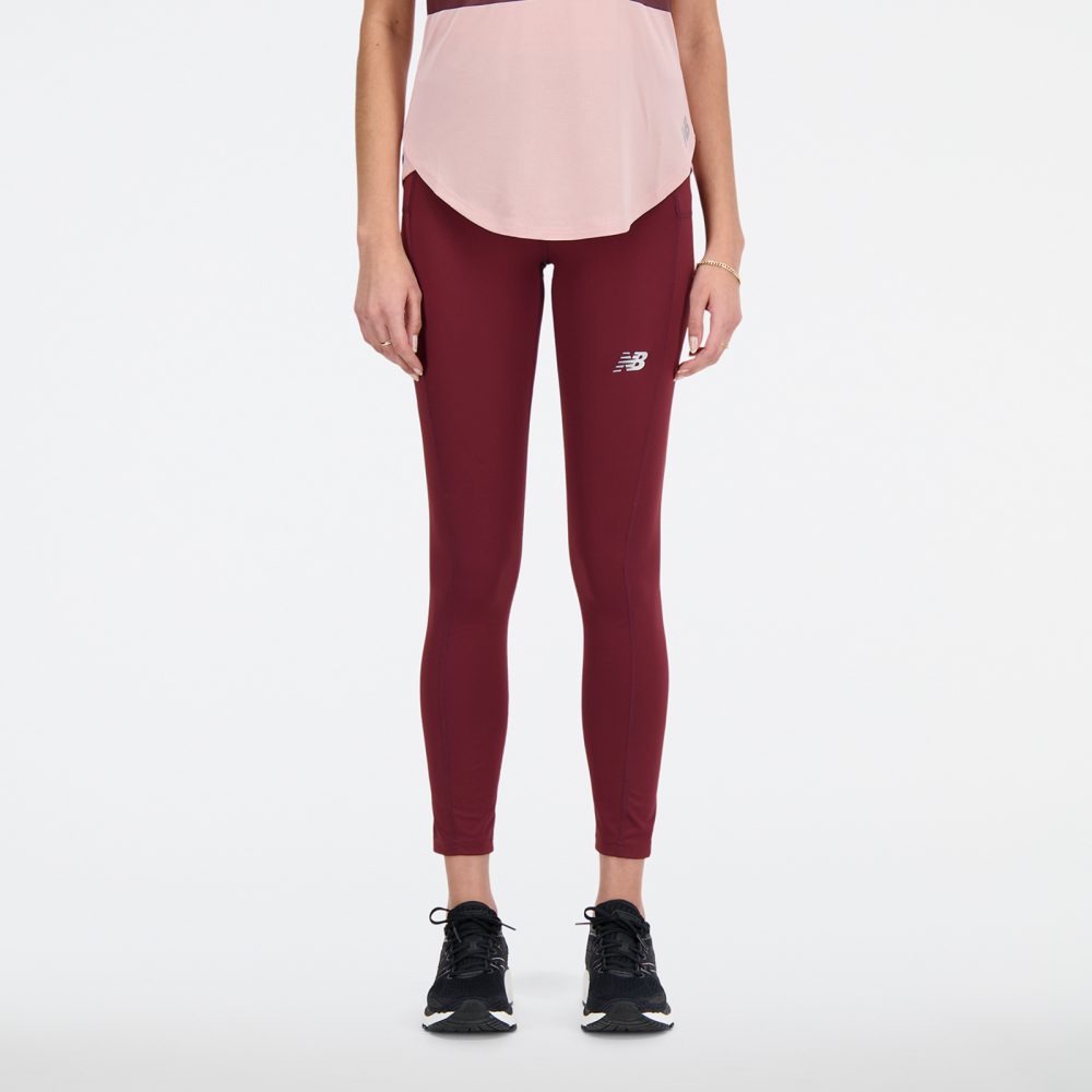 New Balance New Balance W Accelerate Pacer Tight Damen, rot, Grösse: L Fitted Damen, rot, Grösse: L