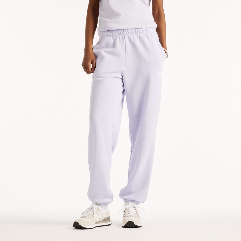 New Balance New Balance W Sport Essentials French Terry Jogger Damen, violett, Grösse: XS Relaxed Fit Damen, violett, Grösse: XS