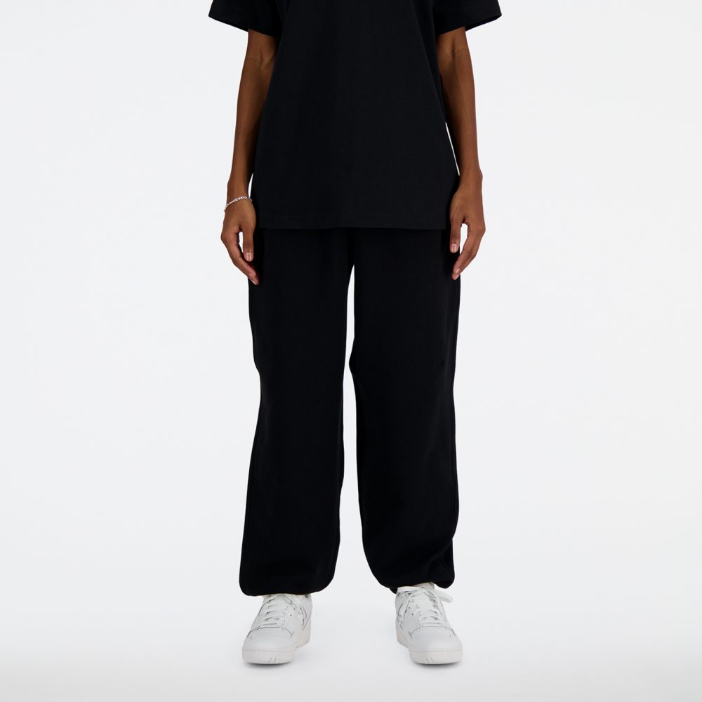 New Balance New Balance W NB Athletics French Terry Jogger Damen, schwarz, Grösse: S Oversized Fit Damen, schwarz, Grösse: S