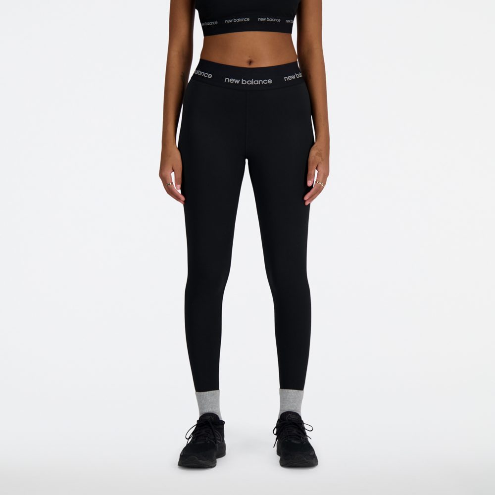 New Balance New Balance W Sleek 25 Inch High Rise Legging Damen, schwarz, Grösse: S Fitted Damen, schwarz, Grösse: S