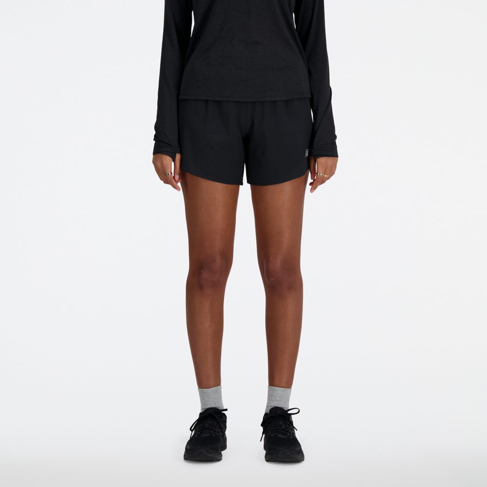 New Balance New Balance W RC Seamless Short 5 Inch Damen, schwarz, Grösse: M Regular Fit Damen, schwarz, Grösse: M
