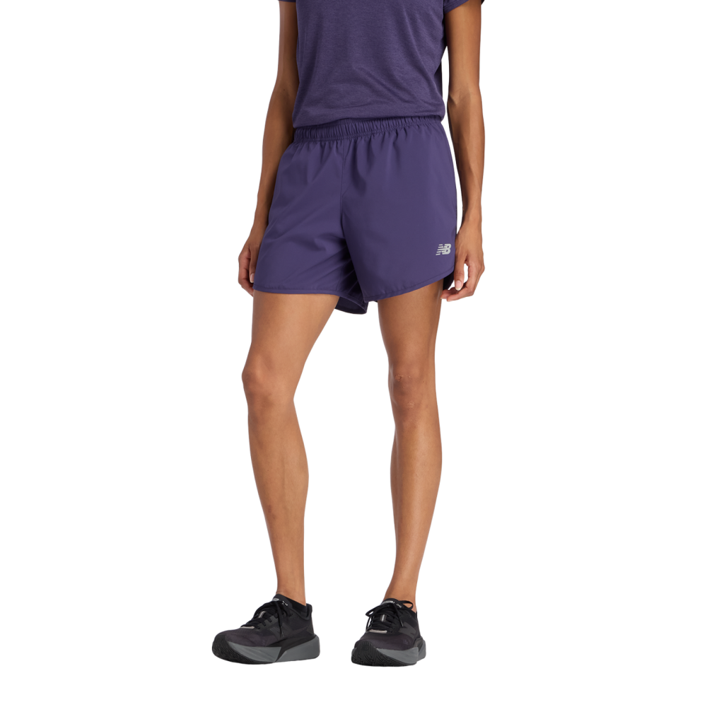 New Balance New Balance W Sport Essentials Short 5 Inch Damen, violett, Grösse: XS Regular Fit Damen, violett, Grösse: XS