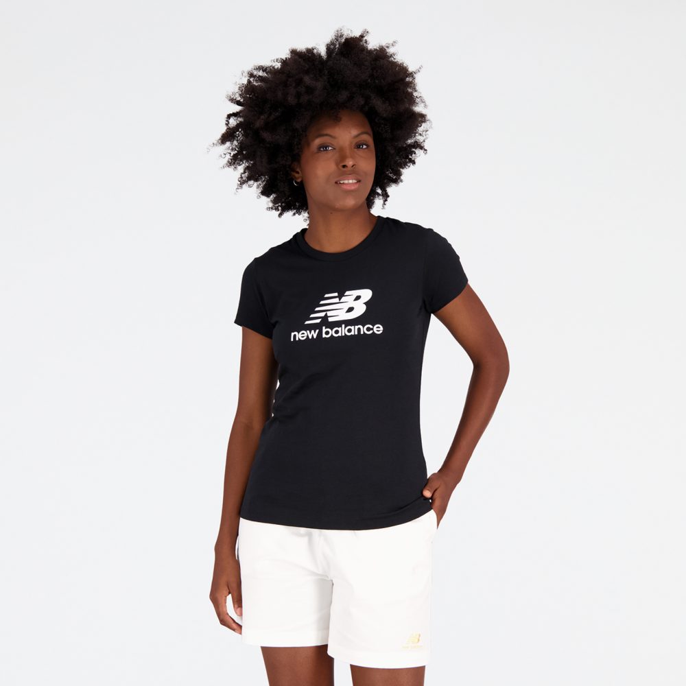 New balance W Essentials Stacked Logo T-Shirt-S S