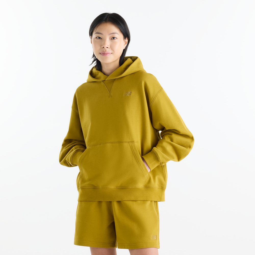 New Balance New Balance W NB Athletics French Terry Hoodie Damen, braun, Grösse: S Oversized Fit Damen, braun, Grösse: S