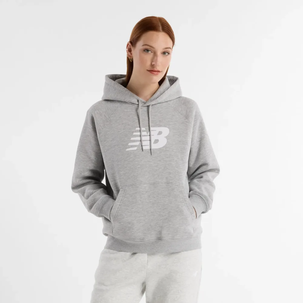 New balance W Sport Fleece Logo Hoodie-XS XS