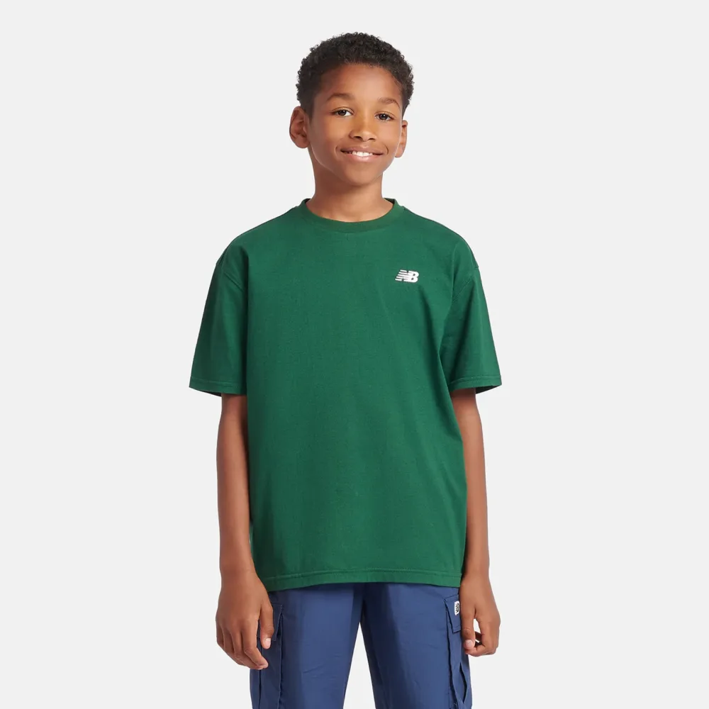 New Balance B New Balance Jersey Small Logo Tee  Jungen, grün, Grösse: 9-10 Years