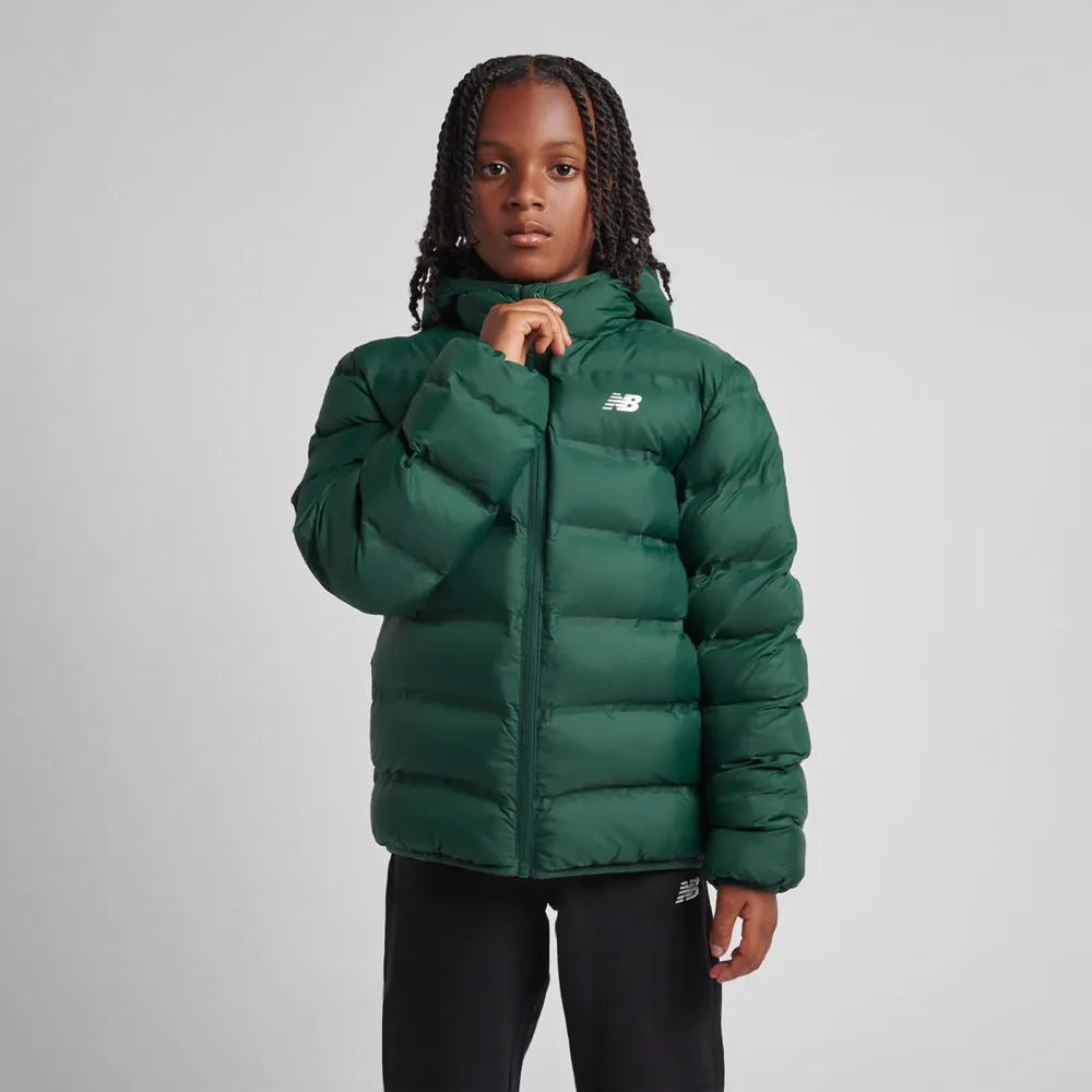 New Balance B NB Bond Quilted Jacket  Jungen, grün, Grösse: 10-11 Years