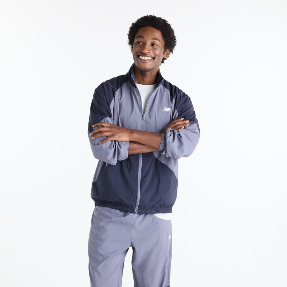 New Balance New Balance Sport Legacy Jacket Herren, grau, Grösse: S  Herren, grau, Grösse: S
