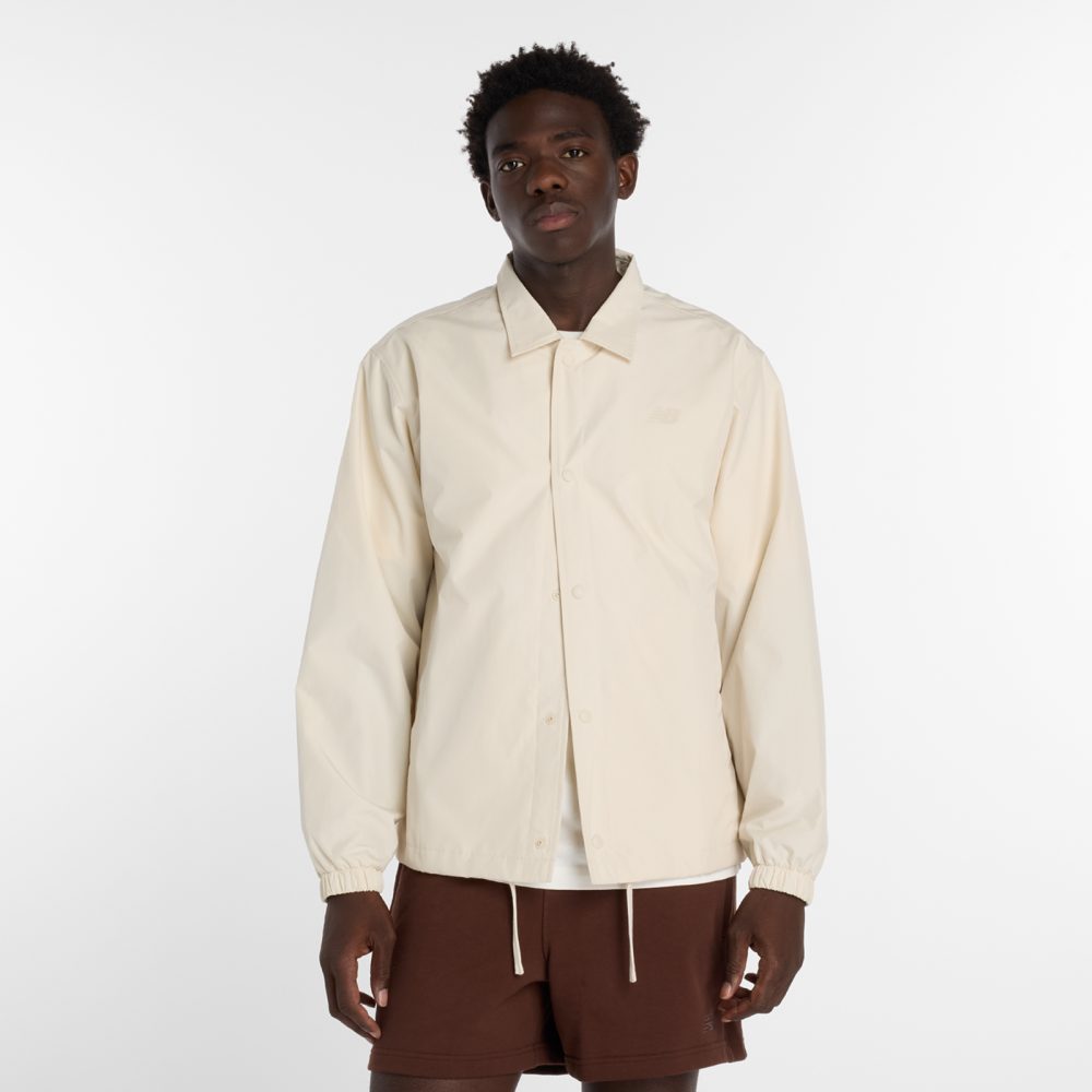 New Balance New Balance Lightweight Coaches Jacket Herren, beige, Grösse: S  Herren, beige, Grösse: S