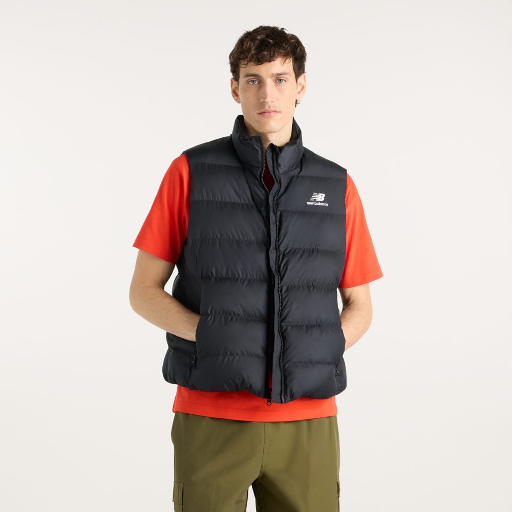 New Balance New Balance Boston Puffer Vest Herren, schwarz, Grösse: L  Herren, schwarz, Grösse: L