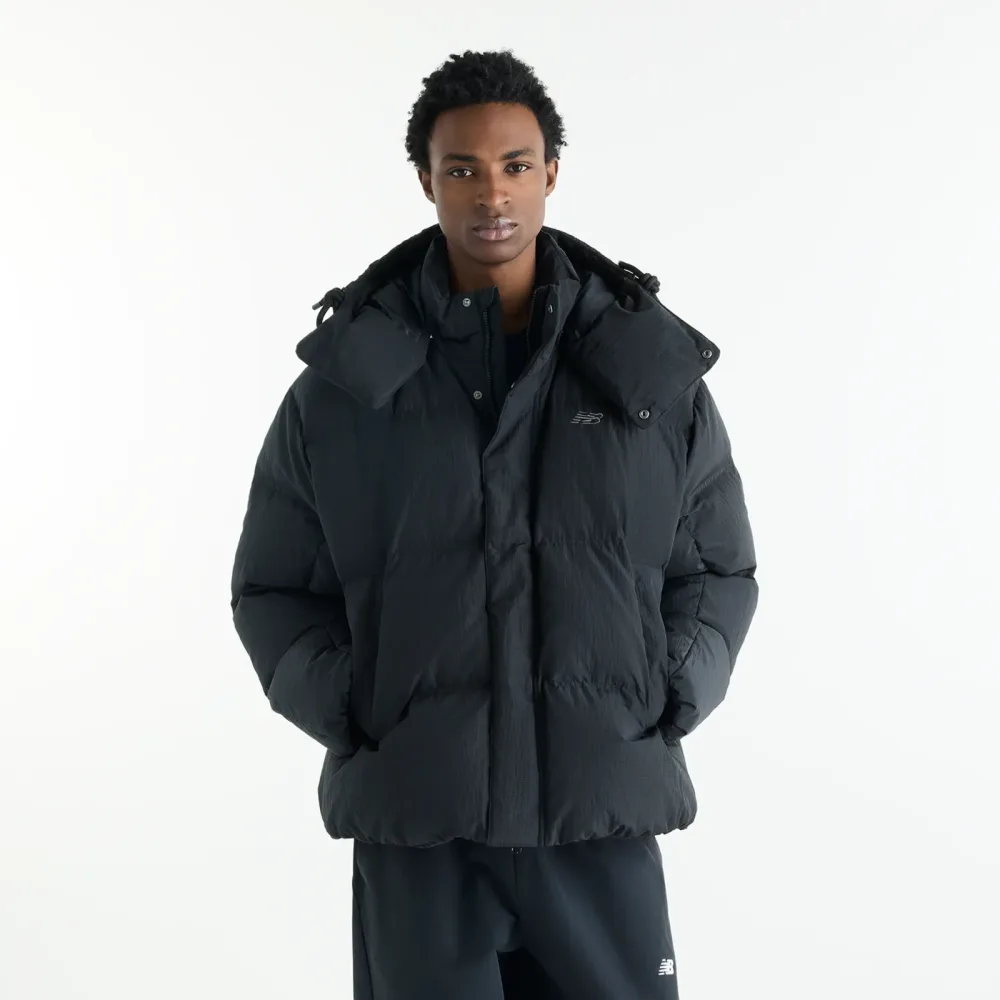 New Balance New Balance Premium Puffer Jacket Herren, schwarz, Grösse: M  Herren, schwarz, Grösse: M