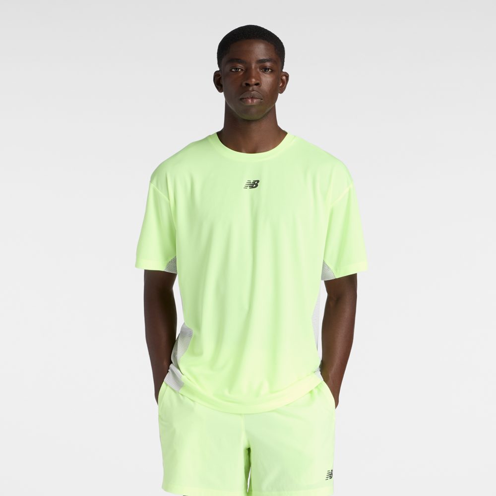 New Balance New Balance Fast Days T-Shirt Herren, gelb, Grösse: S  Herren, gelb, Grösse: S