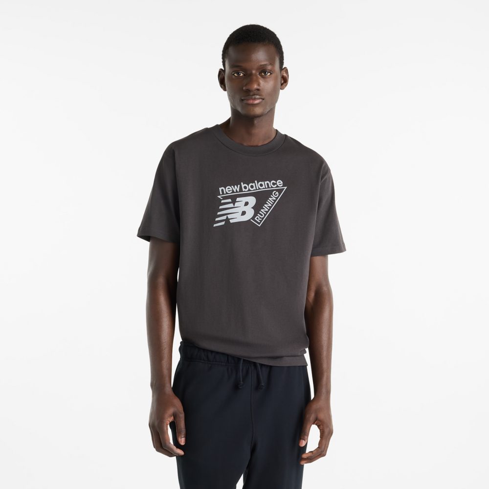 New Balance New Balance Classic Tri-Logo T-shirt Herren, schwarz, Grösse: L  Herren, schwarz, Grösse: L