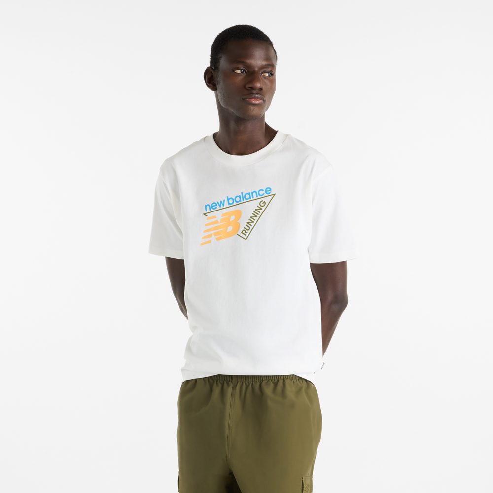 New Balance New Balance Classic Tri-Logo T-shirt Herren, weiss, Grösse: S  Herren, weiss, Grösse: S