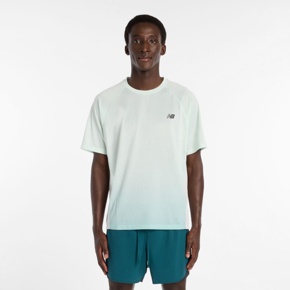 New Balance New Balance Viz-Tech Run T-Shirt Herren, blau, Grösse: L  Herren, blau, Grösse: L