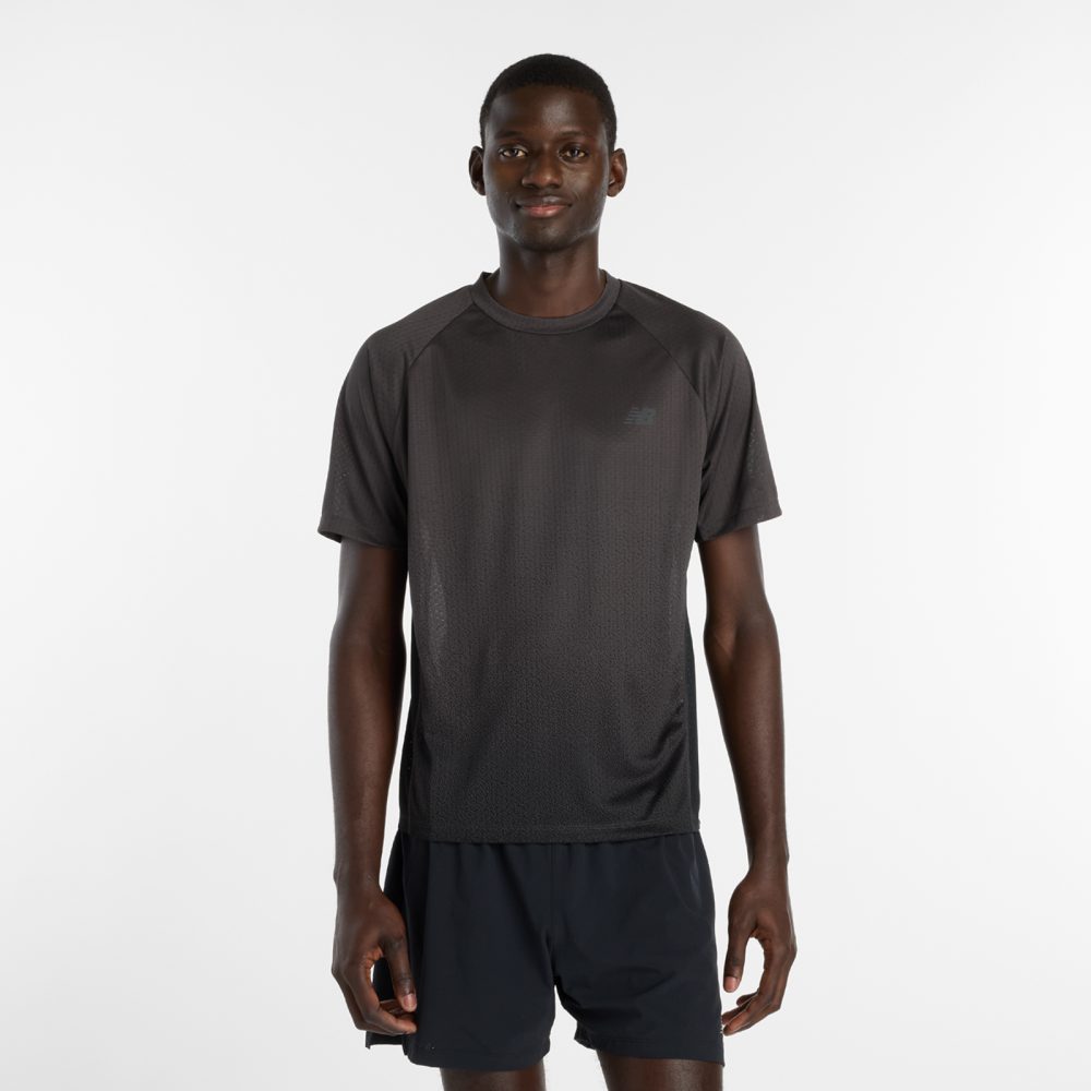 New Balance New Balance Viz-Tech Run T-Shirt Herren, schwarz, Grösse: S  Herren, schwarz, Grösse: S