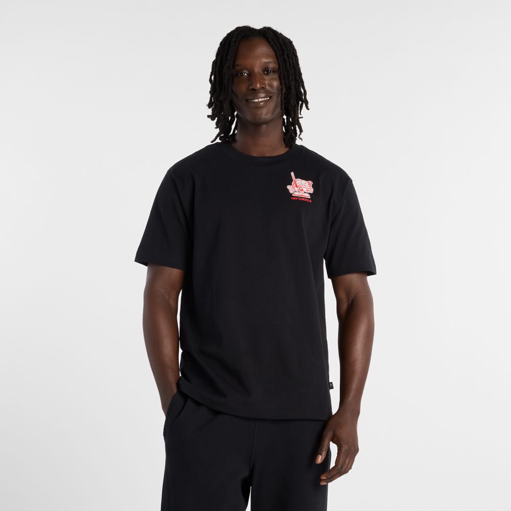 New Balance New Balance Ramen T-Shirt Herren, schwarz, Grösse: L  Herren, schwarz, Grösse: L