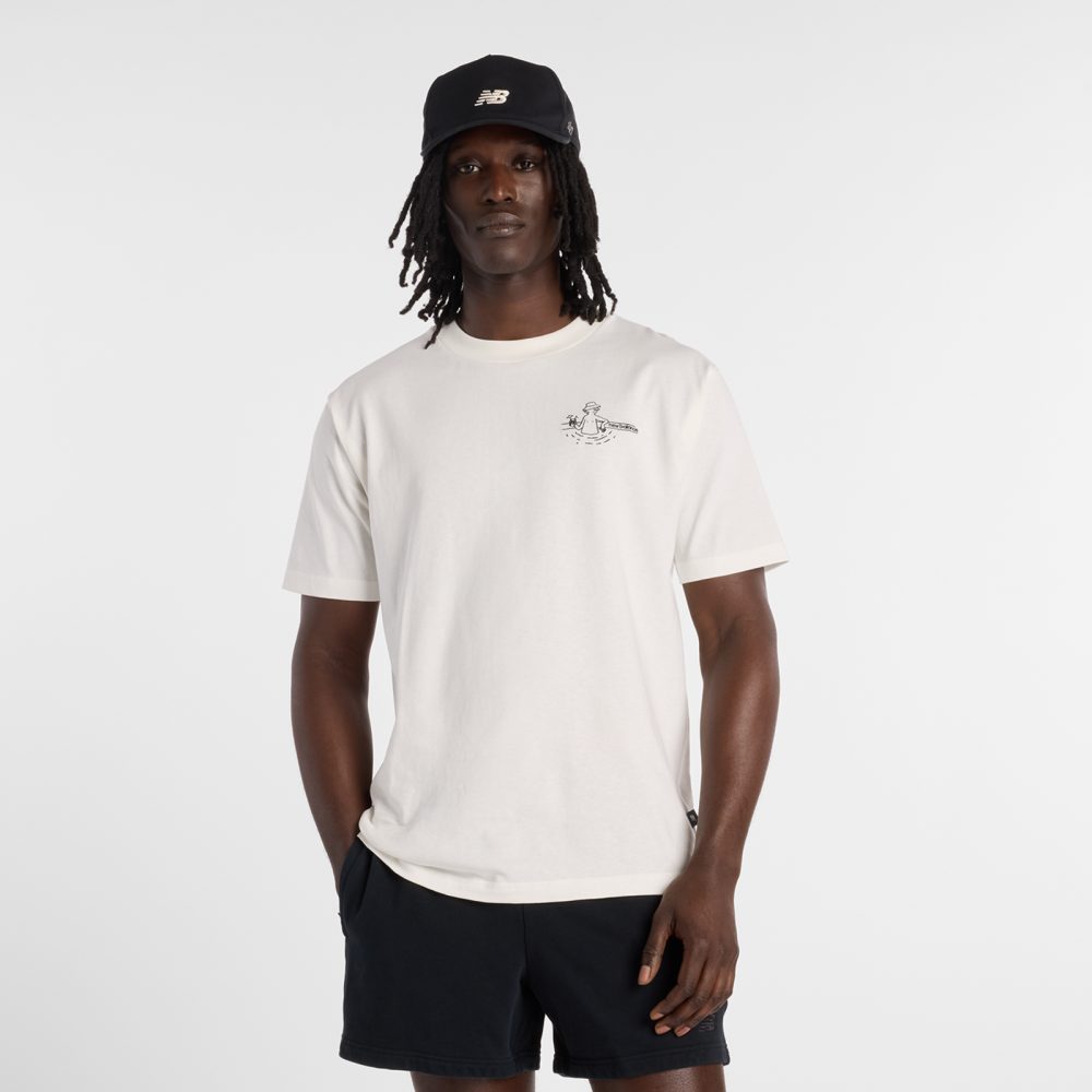 New Balance New Balance Fountain T-Shirt Herren, weiss, Grösse: M  Herren, weiss, Grösse: M