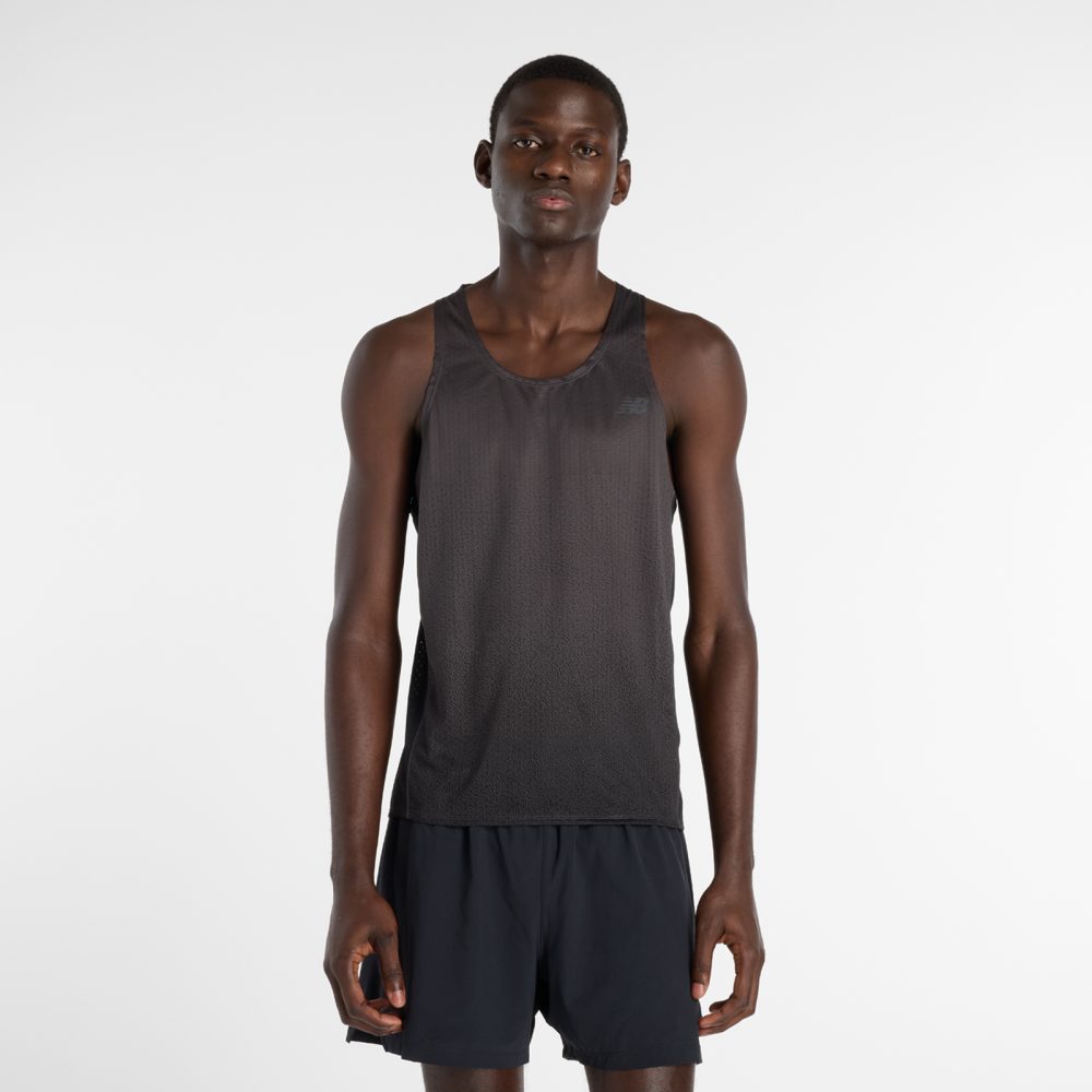 New Balance New Balance Viz-Tech Run Singlet Herren, schwarz, Grösse: M  Herren, schwarz, Grösse: M