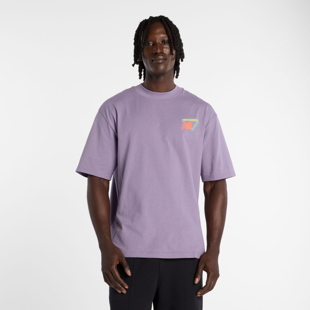 New Balance New Balance Classic Tri-Logo Heat Map T-Shirt Herren, violett, Grösse: XXL  Herren, violett, Grösse: XXL