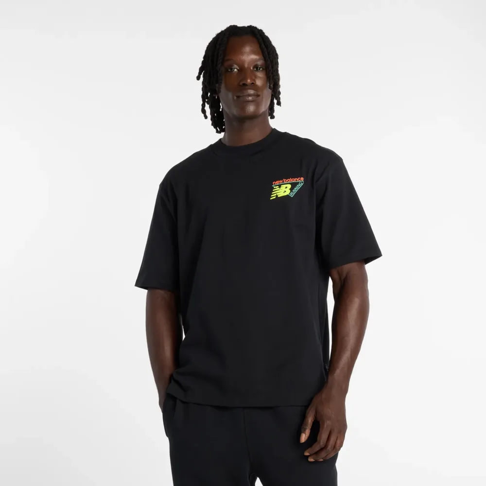 New Balance T-Shirt - Black S Herren
