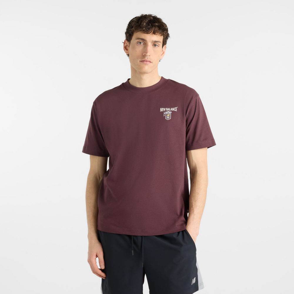 New Balance New Balance Grab a Bite London T-Shirt Herren, rot, Grösse: L  Herren, rot, Grösse: L