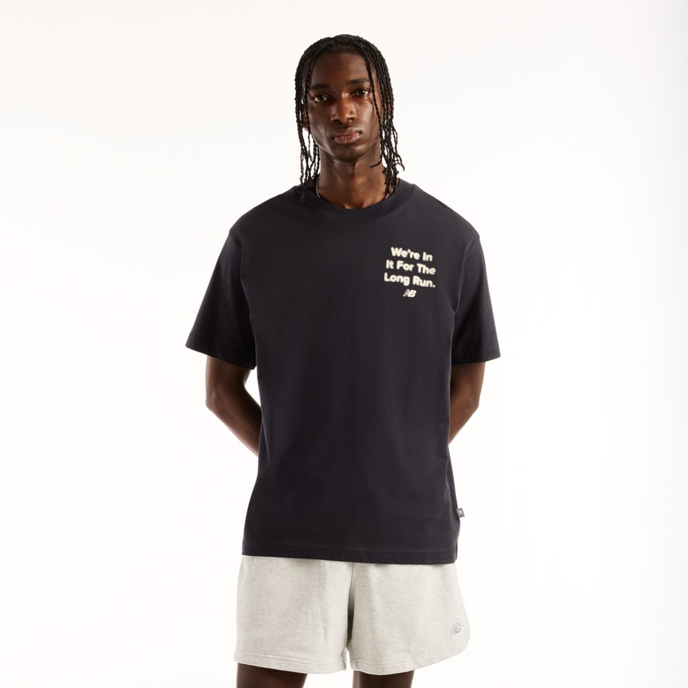 New Balance New Balance Foggy Daze 1906 T-Shirt Herren, schwarz, Grösse: L  Herren, schwarz, Grösse: L