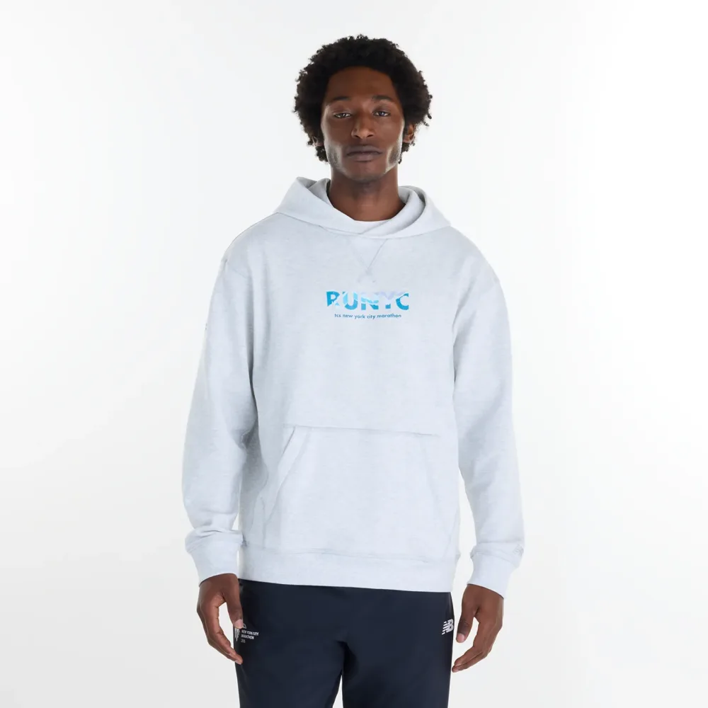New Balance New Balance NYC Marathon Athletics French Terry Graphic Hoodie Herren, grau, Grösse: M  Herren, grau, Grösse: M
