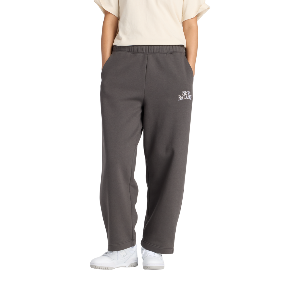 New Balance New Balance W Linear Heritage Fleece Barrel Pant Damen, schwarz, Grösse: M  Damen, schwarz, Grösse: M