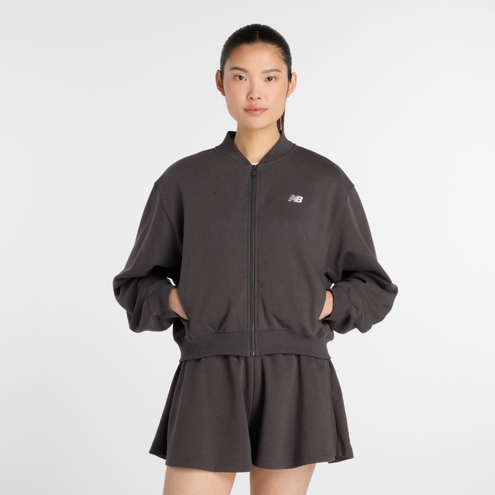 New Balance New Balance W French Terry Bomber Damen, schwarz, Grösse: XL  Damen, schwarz, Grösse: XL