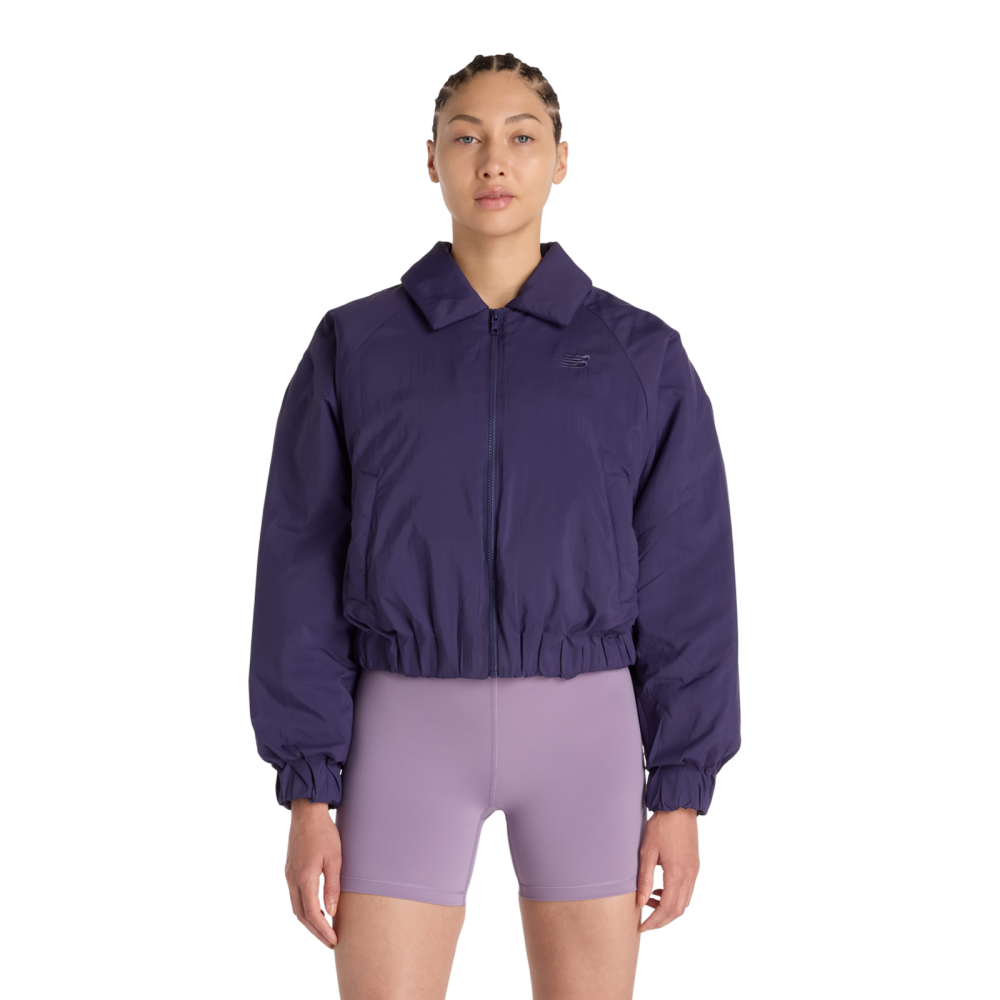 New Balance New Balance W Woven Bomber Jacket Damen, violett, Grösse: S  Damen, violett, Grösse: S