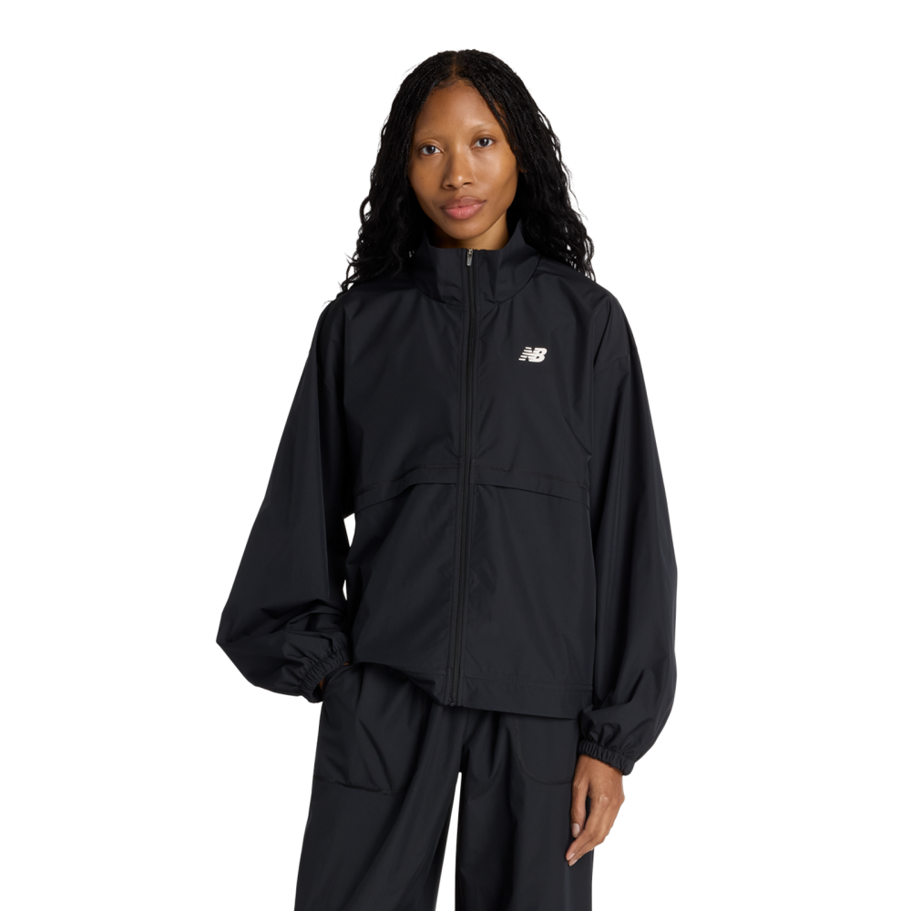 New Balance New Balance W Trackside Woven Jacket Damen, schwarz, Grösse: XS  Damen, schwarz, Grösse: XS