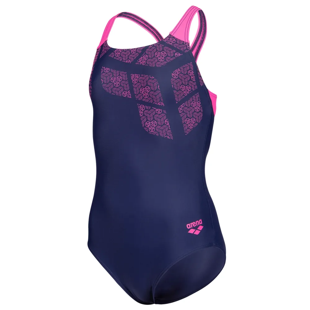 Arena G Arena Kikko Swimsuit Swim Pro Back Badeanzug Mädchen, blau, Grösse: 116