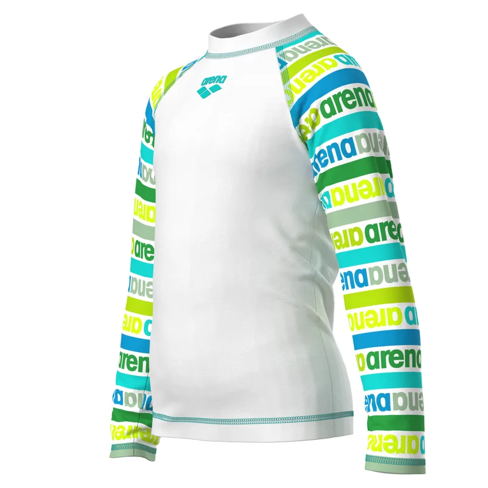 Arena Kids Friends Uv L/S Tee UV Shirt unisex, weiss, Grösse: 92