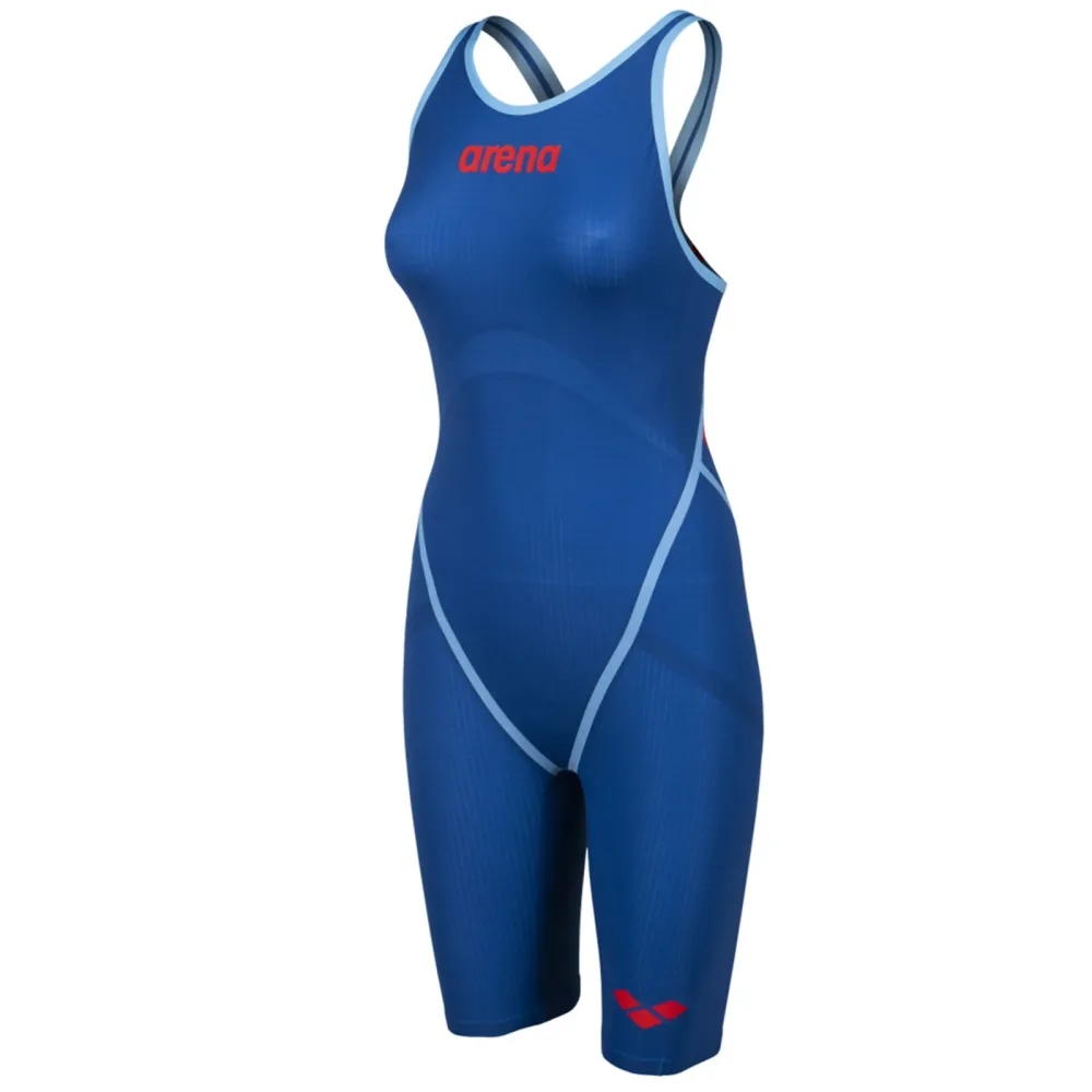 Arena Powerskin Carbon Core Fx Ob Wettkampfanzug Damen, blau, Grösse: D 28