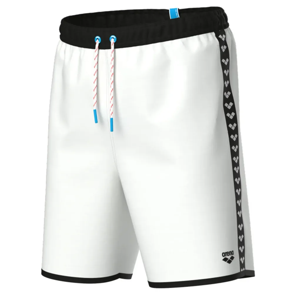 Arena Icons Team Stripe Unisex Bermuda Herren, weiss, Grösse: S