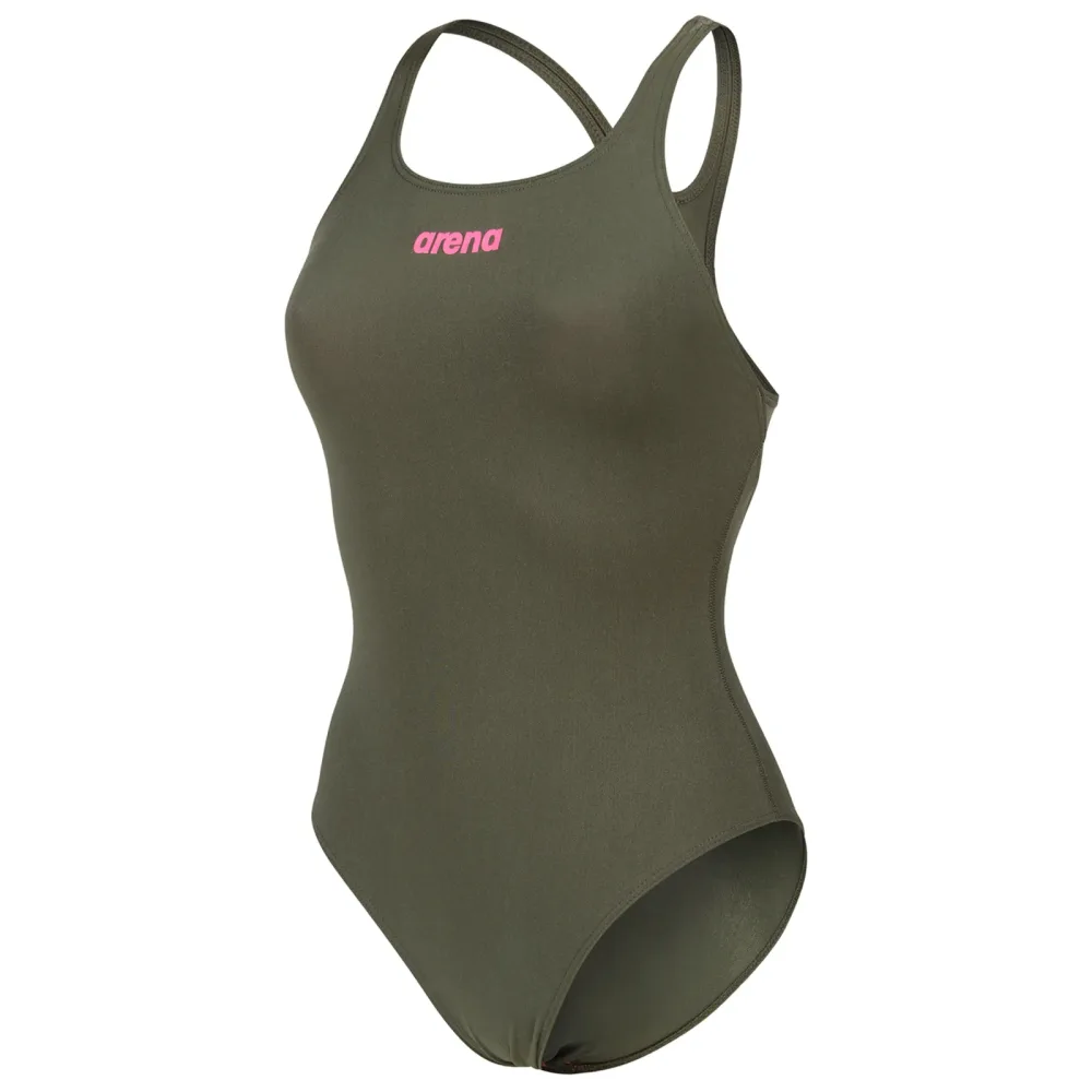 Arena Team Swimsuit Swim Pro Solid Badeanzug Damen, grün, Grösse: D 34