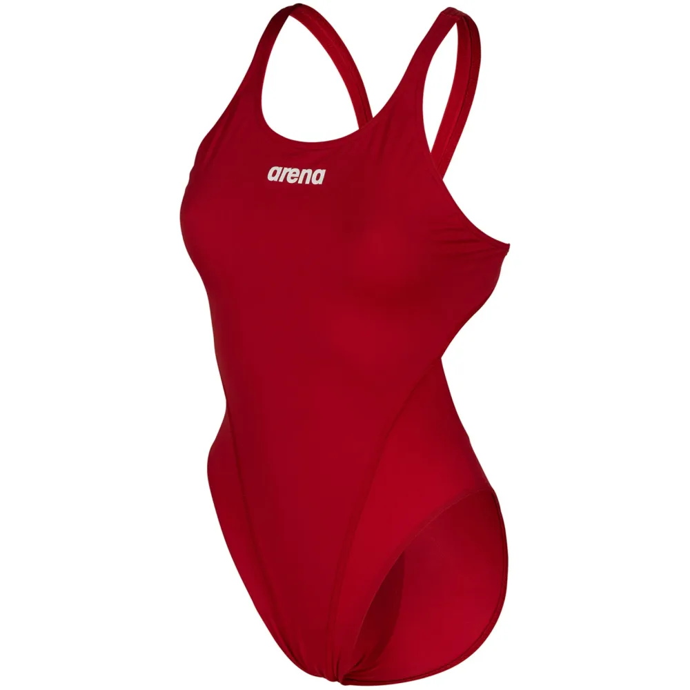 Arena Team Swimsuit Swim Tech Solid Badeanzug Damen, rot, Grösse: D 30
