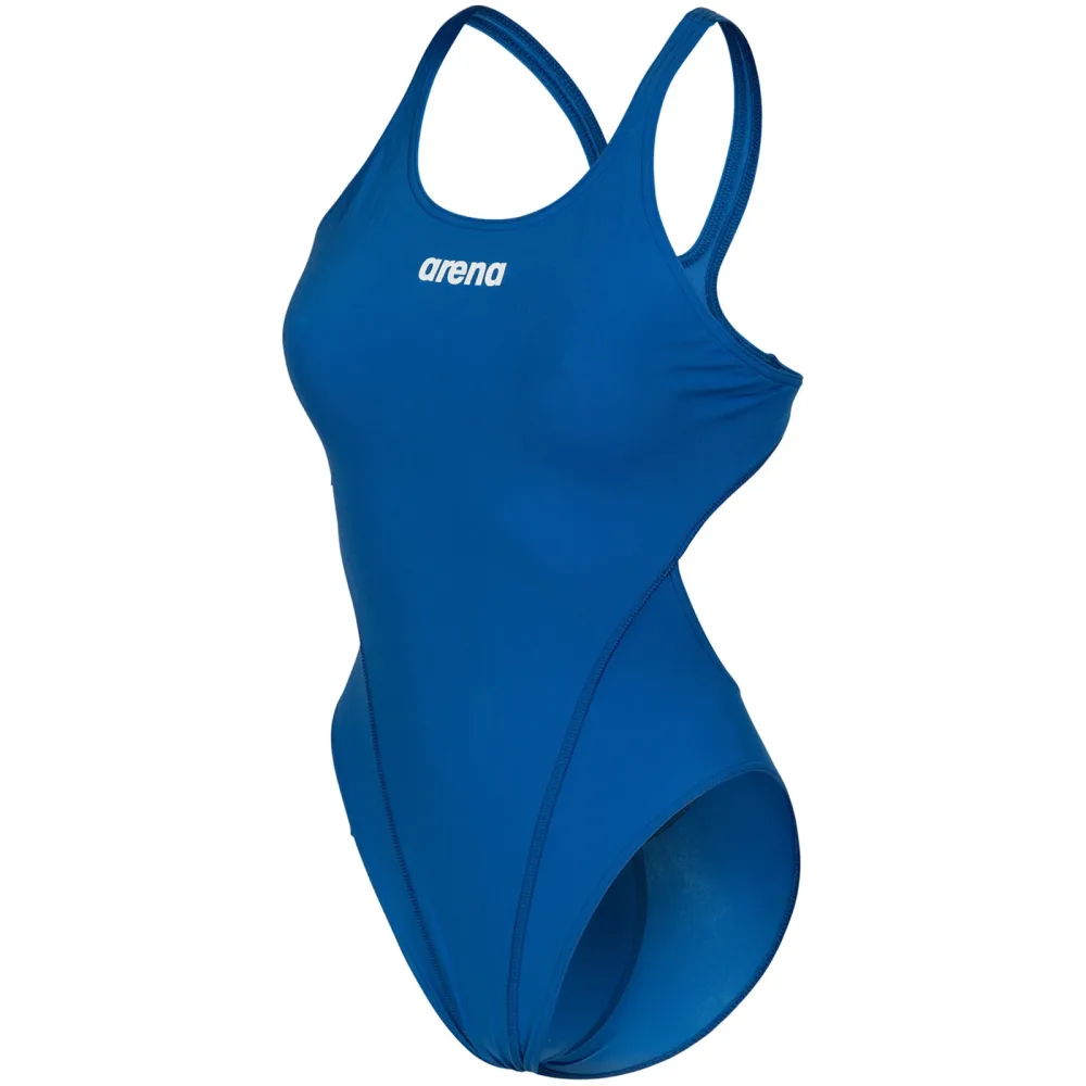 Arena Team Swimsuit Swim Tech Solid Badeanzug Damen, blau, Grösse: D 32