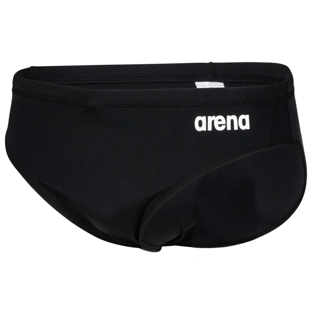 Arena M Team Swim Briefs Solid Swim Slip Herren, schwarz, Grösse: D 5