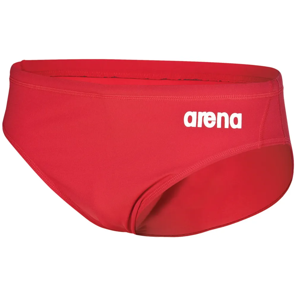 Arena M Team Swim Briefs Solid Swim Slip Herren, rot, Grösse: D 1
