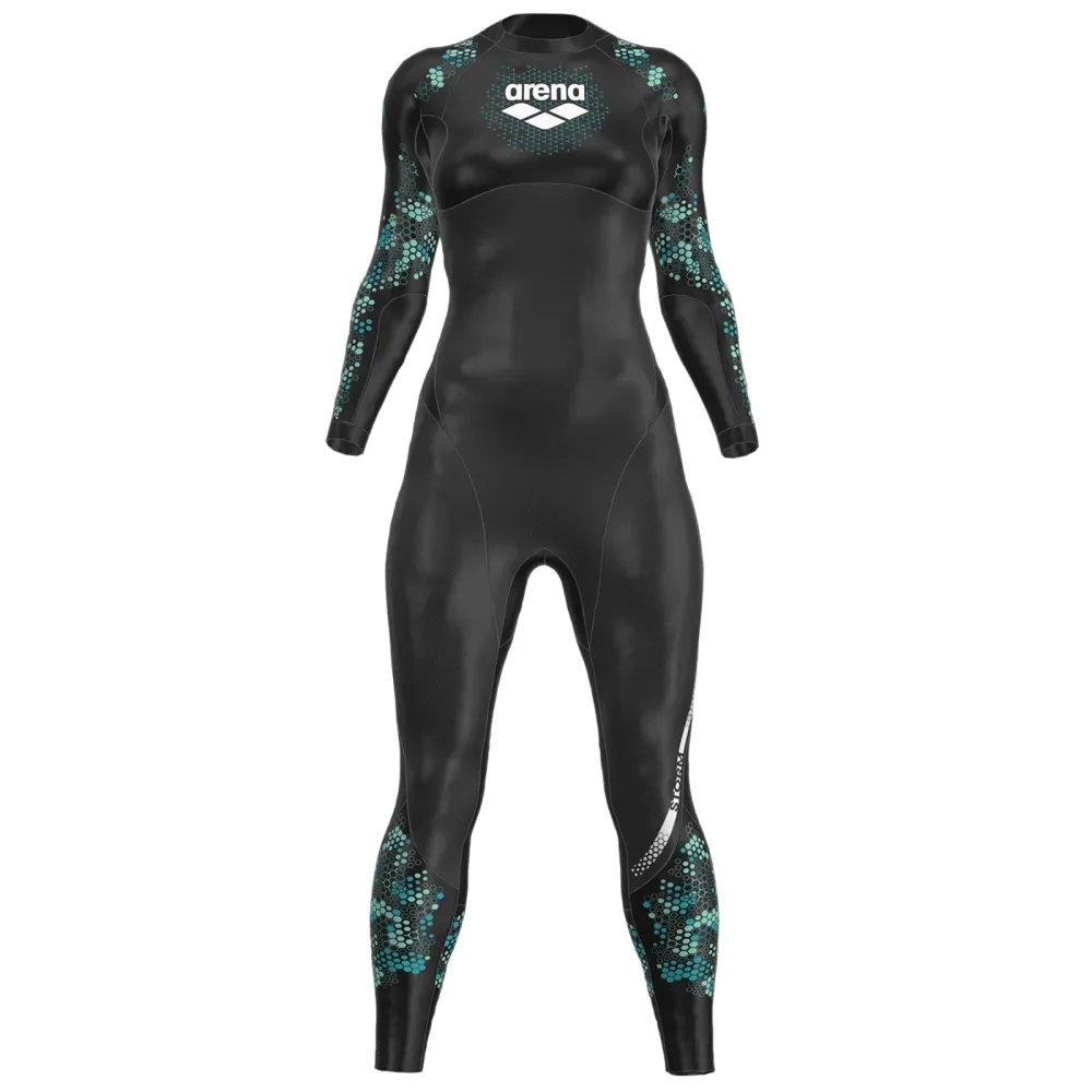 Arena Storm Wetsuit Neoprenanzug Damen, schwarz, Grösse: M