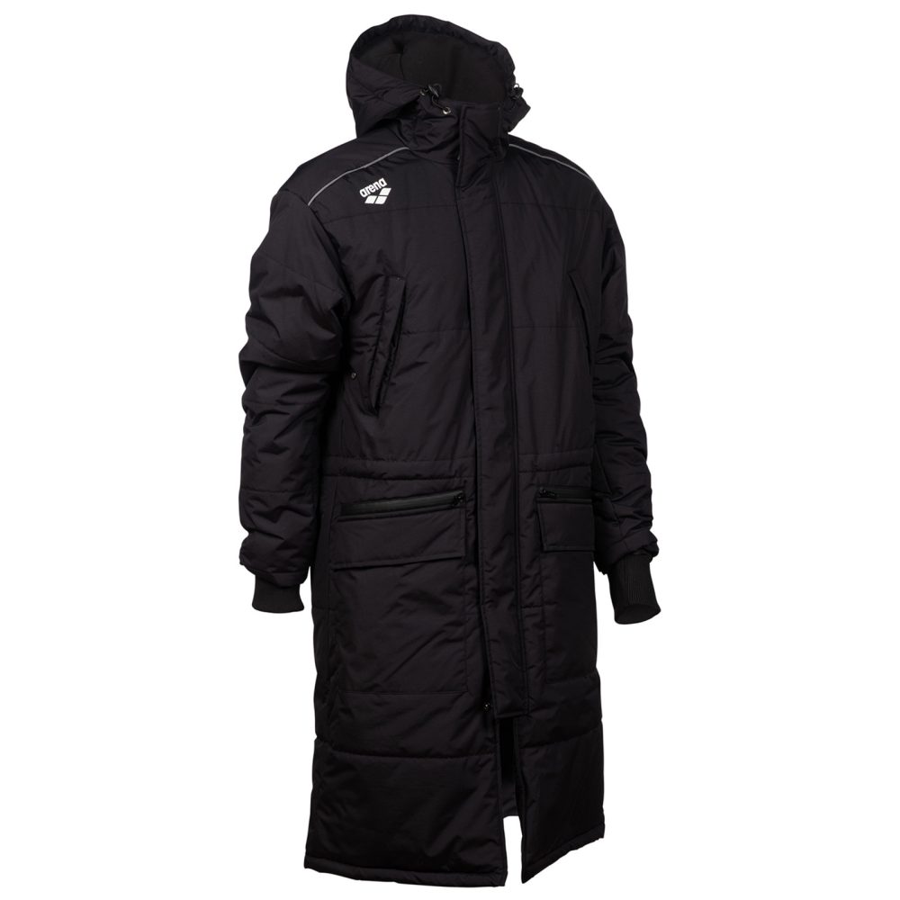 arena - Parka Team Solid, für Damen, Schwarz, Größe 2XS