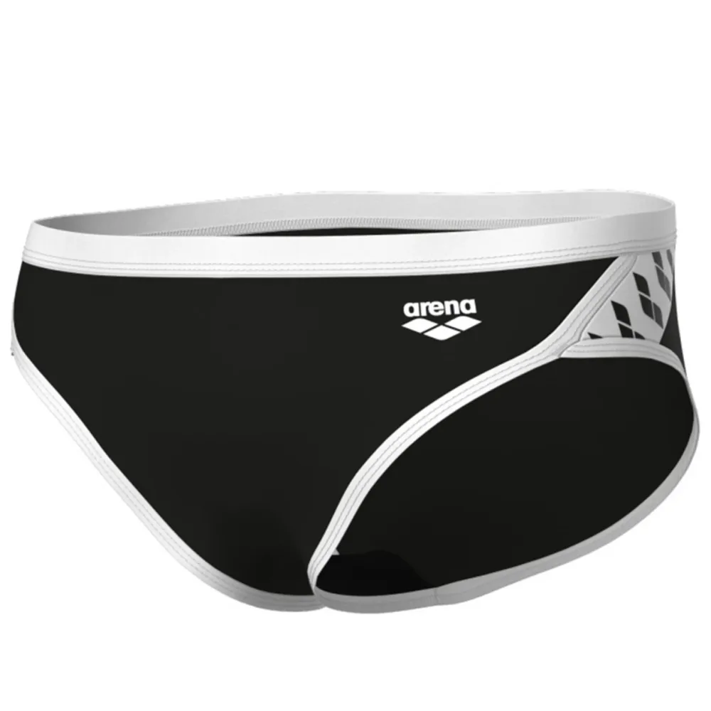 Arena Arena Icons Swim Briefs Solid Swim Slip Herren, schwarz, Grösse: D 4
