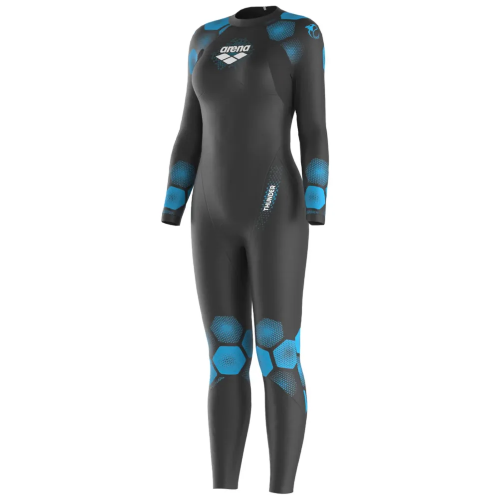 Arena Thunder Wetsuit Neoprenanzug Damen, schwarz, Grösse: S