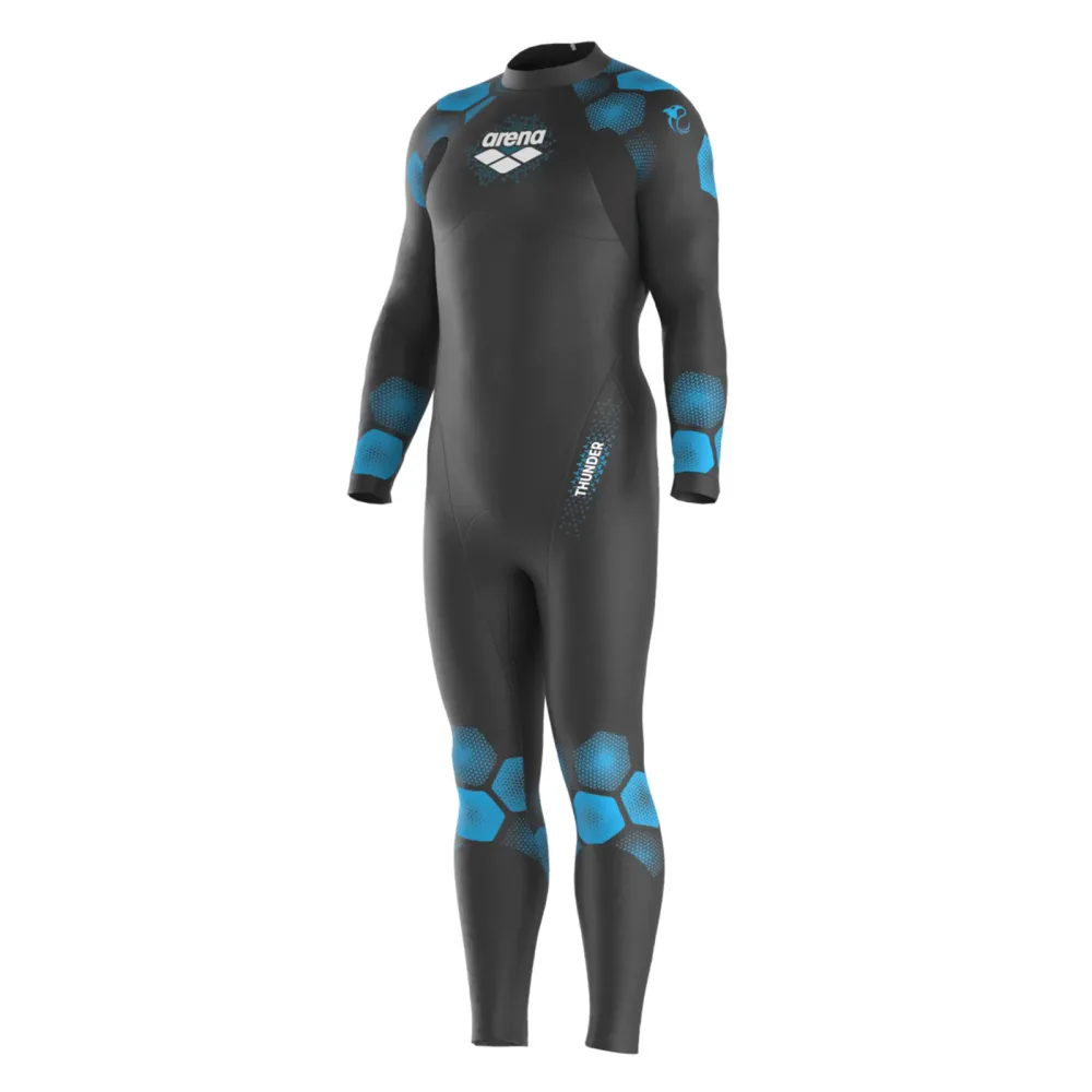 Arena Thunder Wetsuit Neoprenanzug Herren, schwarz, Grösse: S