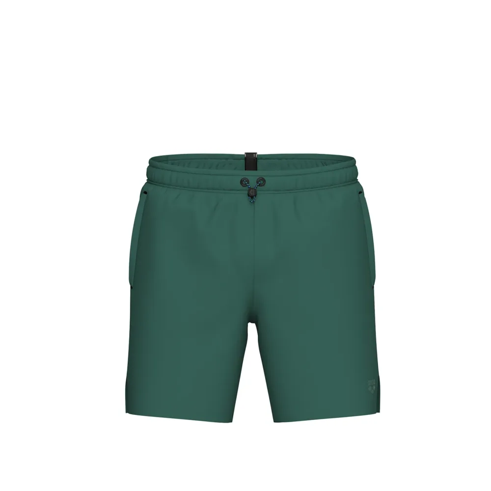 Arena M Arena Evo Beach Boxer Solid Beach Short Herren, grün, Grösse: S