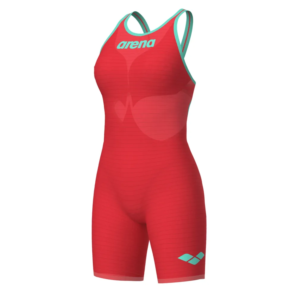 Arena Powerskin Carbon Air2 LE Ob Wettkampfanzug Damen, rot, Grösse: D 28