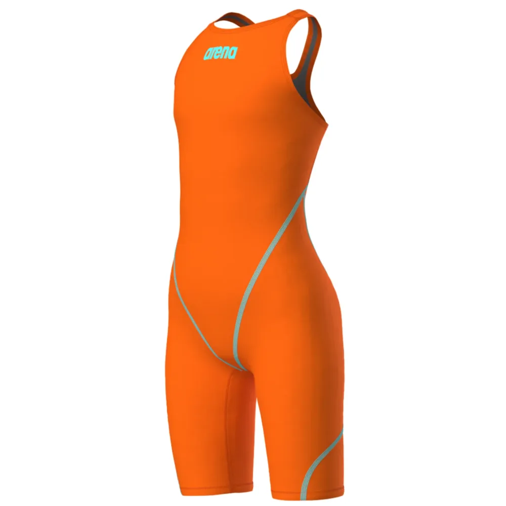 Arena Powerskin St Next Ob Wettkampfanzug Mädchen, orange, Grösse: 116