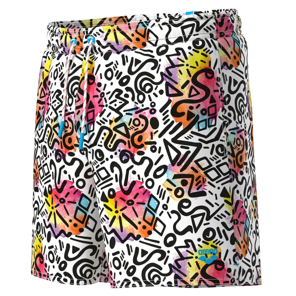 Arena M Beach Boxer Allover Beach Short Herren, mehrfarbig, Grösse: L